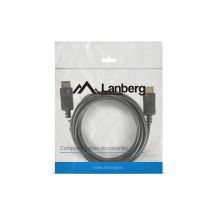 Lanberg CA-DPDP-10CC-0030-BK Kabel (DisplayPort M - DisplayPort M; 3 m; schwarz)