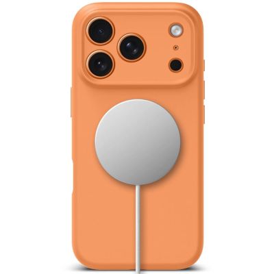3. Tech-Protect Silikon-MagSafe-Hülle für iPhone 17 Pro – Orange