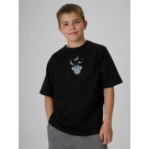 Locker geschnittenes Jungen-T-Shirt mit Aufdruck 4FJRSS26TTSHM4276-20S