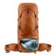 9. DEUTER AIRCONTACT LITE 45 + 10 SL PECAN-MOCHA 3340223-6626