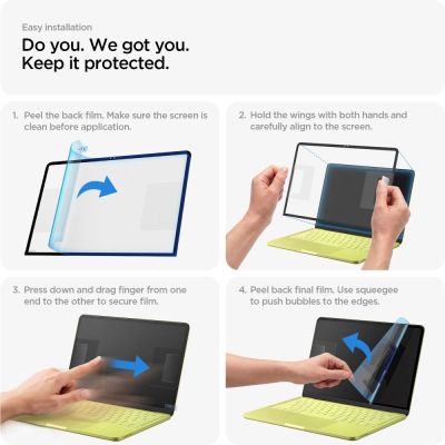 10. Spigen Glas.tR Slim FC Displayschutzfolie aus gehärtetem Glas für MacBook Neo 13" 2026 - Schwarz