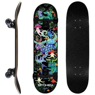 Spokey Skateboard mit leuchtenden Grafiken Ollie SPK-942542