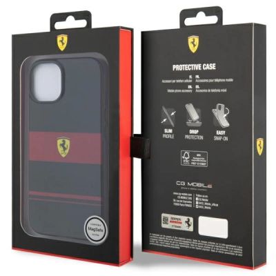 8. Ferrari FEHMP14SUCOK iPhone 14 6,1" schwarz/schwarzes Hardcase IMD Combi Magsafe
