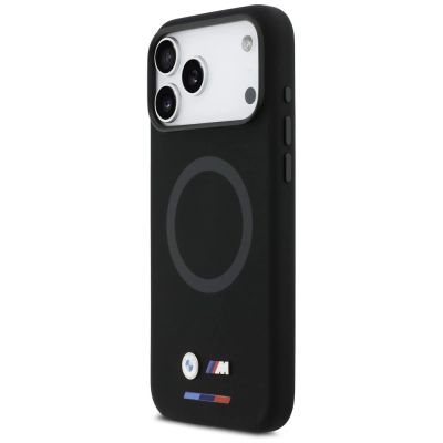 2. BMW M Silikon-Logo MagSafe Hülle für iPhone 17 Pro Max – Schwarz