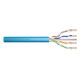 4. DIGITUS Installationskabel Kat. 6A, U/UTP, B2ca, AWG 23/1, LSOH, 100 m, blau