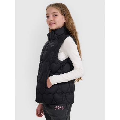 6. Mädchen-Daunenweste mit Synthetikfüllung 4F 4FJRAW25TVJAF323-20S