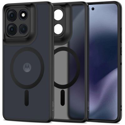 Tech-Protect MagMat MagSafe Case für Motorola Moto G86 5G - Mattschwarz