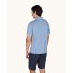 5. Paul&Shark Herren-Polohemd aus Baumwolle mit Knopfleiste, Stahlblau 25411205-991