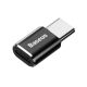 6. Baseus Mini Adapter von Micro USB auf USB-C - Schwarz