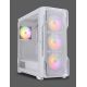 3. Nanoxia DS-9ARGB-W Midi-Tower-Computersicherheit & Halterungen Weiß