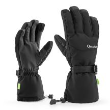 Qunature Skihandschuhe – Fingerstil Schwarz M