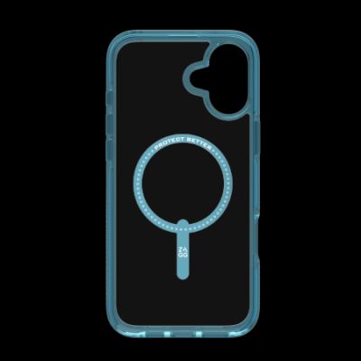 2. ZAGG Santa Cruz Snap MagSafe Hülle für iPhone 16 Plus – Blau