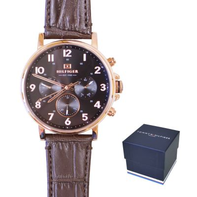 Tommy Hilfiger Daniel Herrenuhr braun - 1710379