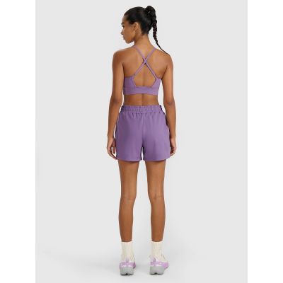 2. Schnelltrocknende Trainingsshorts für Damen 4F 4FWAW25TFSHF1038-53S