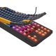 5. GENESIS THOR 230 TKL Gaming-Tastatur USB + RF Wireless + Bluetooth QWERTY Schwarz, Blau, Grau, Orange