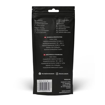 3. SAVIO Wärmeleitpaste 14,5 W/mK, 4 g TG-04