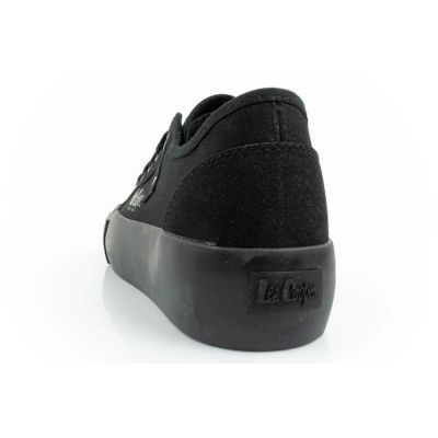5. Lee Cooper Damen Sportschuhe Stoff Plateau Sneakers schwarz