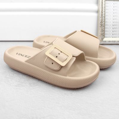 6. Vinceza W JAN308 beige Flip-Flops mit Schnalle