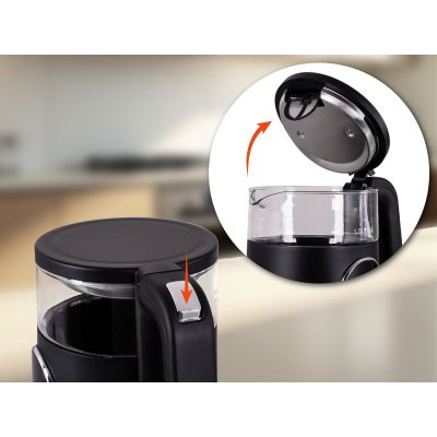 16. ELDOM Kabelloser Wasserkocher mit Temperaturregelung C560 NUVIA 2000W 1,7 L, LED-Anzeige, Wassertemperaturregelung