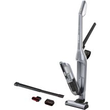Bosch BCH3P210 Akku-/Stielstaubsauger mit integrierter Bürste, beutellos, 0,4 l, netz-/akkubetrieben, schwarz/grau
