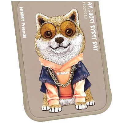 5. Nimmy Glasses Coole Schutzhülle für iPhone 17 Pro – Beige