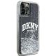 4. DKNY Liquid Glitter Big Logo iPhone 12 Pro/12 Hülle - Schwarz