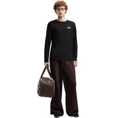 5. Puma ESS No. 1 Logo Langarmshirt Schwarz 682546 01
