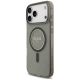 3. Guess IML Glitter Pearl Strap MagSafe Hülle für iPhone 18 Pro / 17 Pro – schwarz