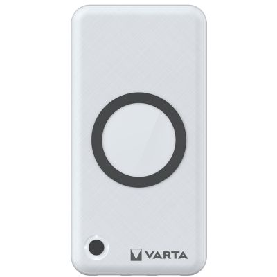 4. Varta 57908 101 111 Powerbank Lithium-Polymer (LiPo) 15000 mAh Kabelloses Laden Weiß