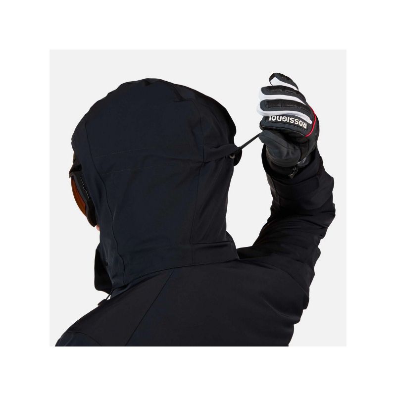7. ROSSIGNOL Hero Blackside Isolierte Herren-Skijacke Schwarz