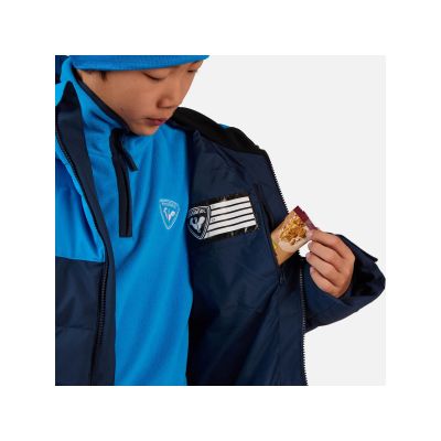 5. ROSSIGNOL Steppjacke für Jungen, Kinder-Skijacke, Marineblau