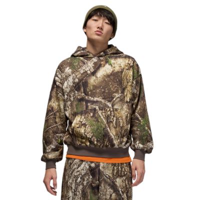 Air Jordan Brooklyn Realtree Fleece-Hoodie für Herren, Größe Medium Olive - HV1860-222