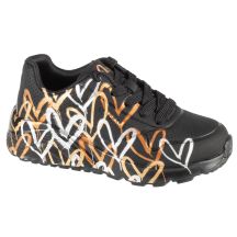 Skechers JGoldCrown: Uno Lite - Metallic 314067L-BKGD Schwarz 28