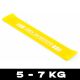 Power Band MINI - Trainingsband für Mobilitätsübungen GELB 5-7 kg