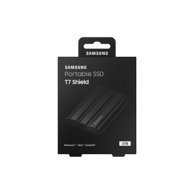 7. SAMSUNG SSD T7 Shield Schwarz 2 TB MU-PE2T0S/EU
