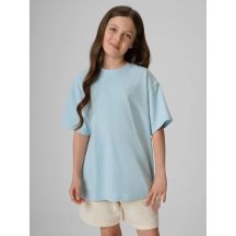 Mädchen-T-Shirt, locker geschnitten, schlicht, Größe 4F 4FJRSS26TTSHF3984-33S