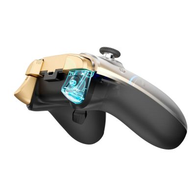 5. Machenike G5Pro Flagship Wireless Game Controller mit Gyroskop und Tastenbelegung – Schwarz und Gold