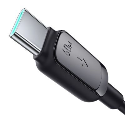 Joyroom Multi-Color Serie A14 USB-C / USB-C 60W Kabel 1,2 m - Schwarz