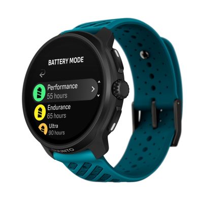 6. Suunto Race 2 Wave Blue 3,81 cm (1,5") AMOLED 49 mm Digital 466 x 466 px Touchscreen Schwarz GPS