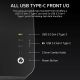 10. Corsair AIR 5400 LX-R LINK Tempered Glass Mid-Tower-Gehäuse, Schwarz