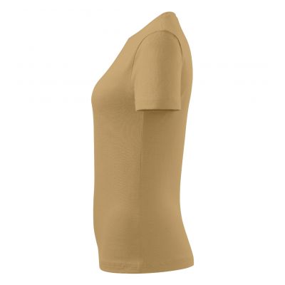 4. Klassisches neues T-Shirt für Damen (Sand)
