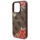 6. Guess GUHMP16LP4ROPEMCW iPhone 16 Pro 6,3" braun/braunes Hardcase 4G Flowers Print MagSafe