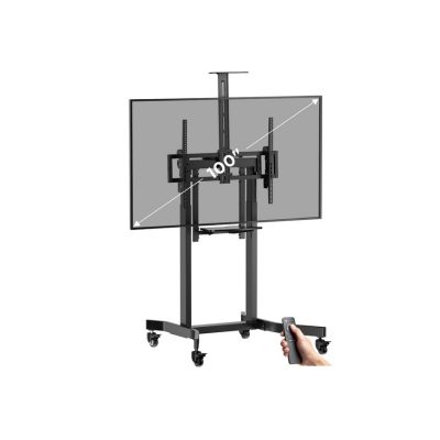 12. Equip Bodenständerhalter 55-100"/1TFT 120kg 1Regal Massiv Einzelhandel (650633)