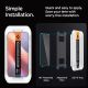9. Spigen Glas.tR EZ Fit Tempered Glass für iPhone 16 Pro / 17 / 17 Pro - 2 Stk.