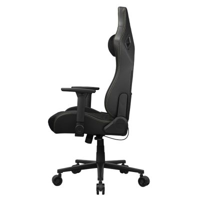 8. COUGAR CGR-DFL-GLB Gaming-Stuhl, gepolsterter Sitz, Schwarz, Gold