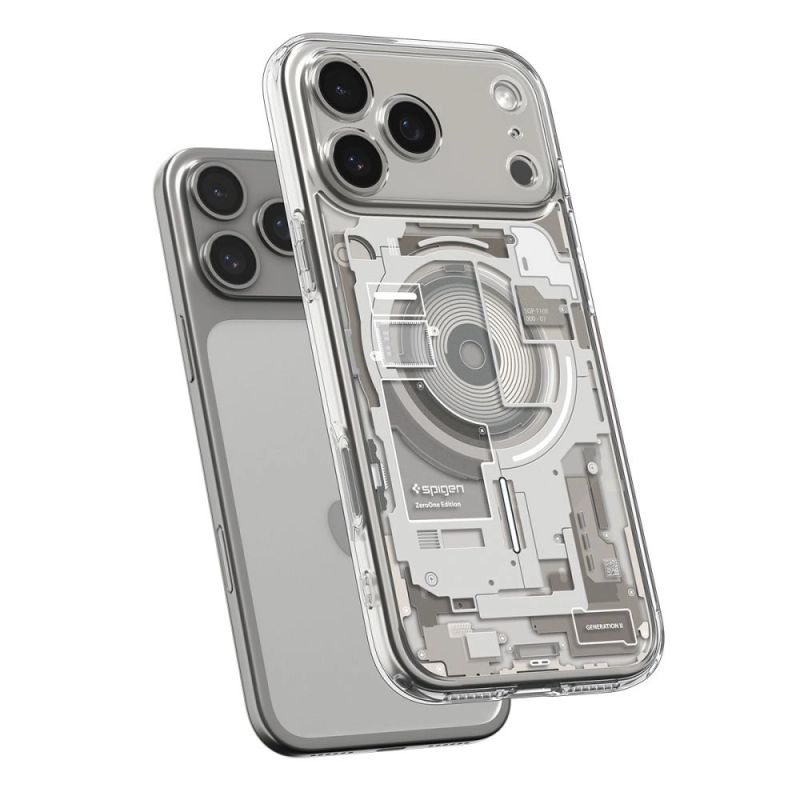 5. Spigen Ultra Hybrid MagSafe Hülle für iPhone 17 Pro Zero One - Titan