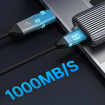 4. Orico AM2C3-G2 M.2 NVME USB-C 3.2 Festplattenlaufwerk - Grau