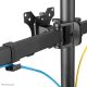 9. Neomounts FPMA-D550D3BLACK Monitorhalterung/Ständer 68,6 cm (27") Schreibtisch Schwarz