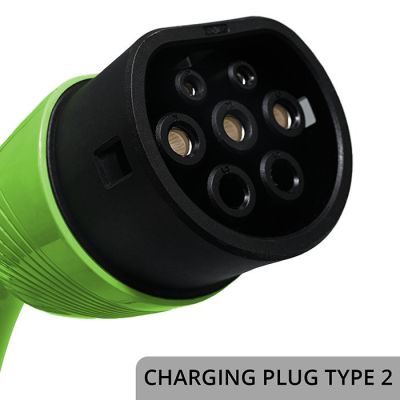 10. Qoltec Mobiles Ladegerät für Elektroautos (EV) mit 2-in-1-Anschluss Typ 2 | 3,5 kW | 230 V | SCHUKO 16 A | WLAN | TUYA | SMART LIFE | LCD | Tragbar | 5 m (52435)