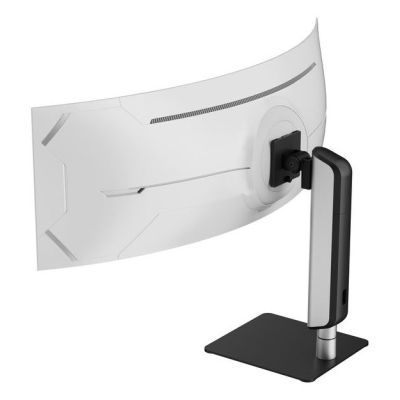 3. Gerätetischständer 17"-49"/1TFT 360° Robust/Freist. 18 kg Silber
